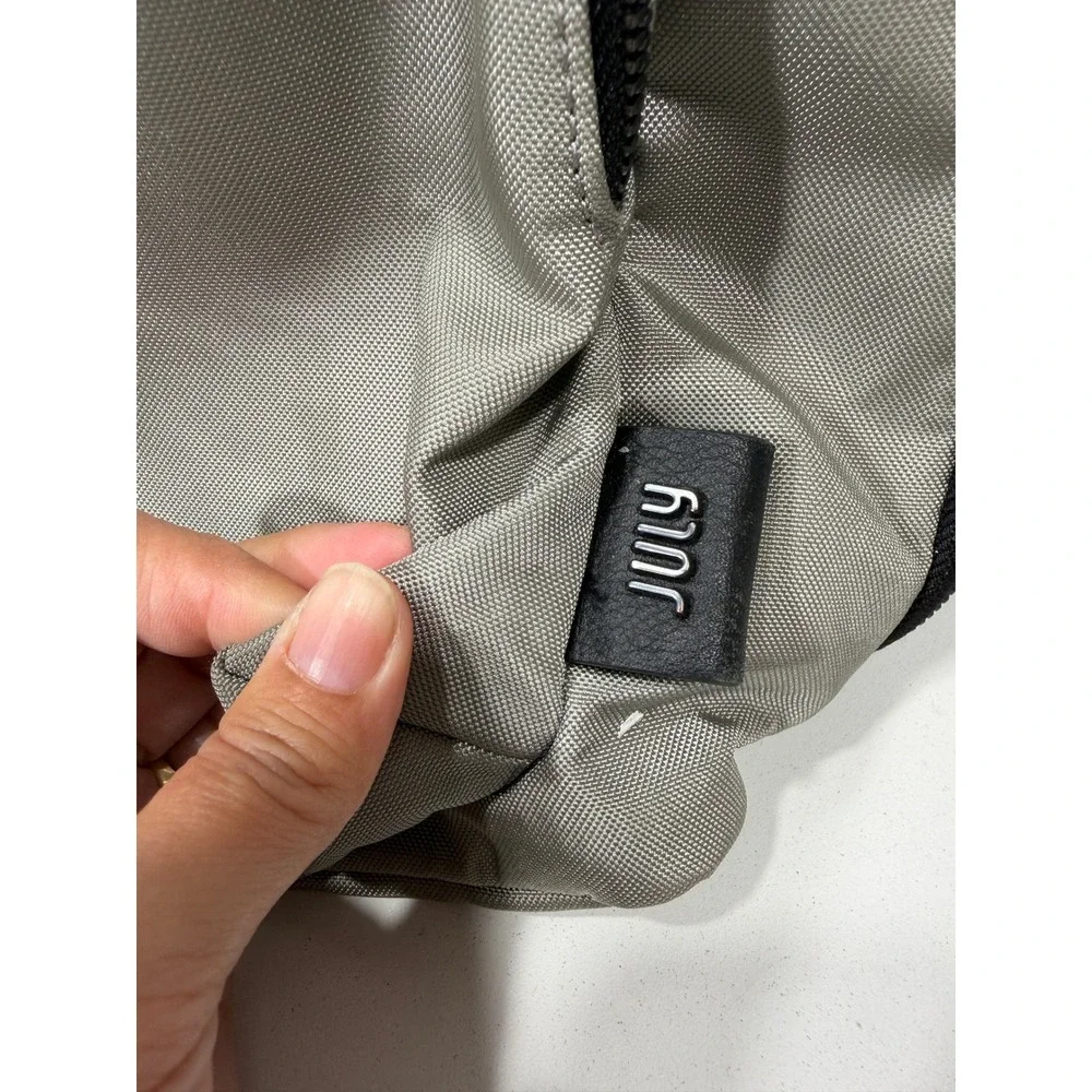 July Carry all Backpack Moss Grey Water Resistant Nylon Travel Laptop Bag